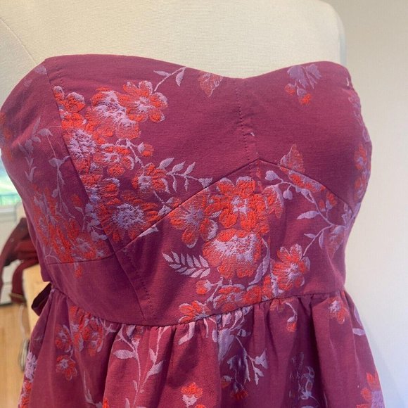 055 Free People Matilda Mini Dress Size Medium - Picture 8 of 9